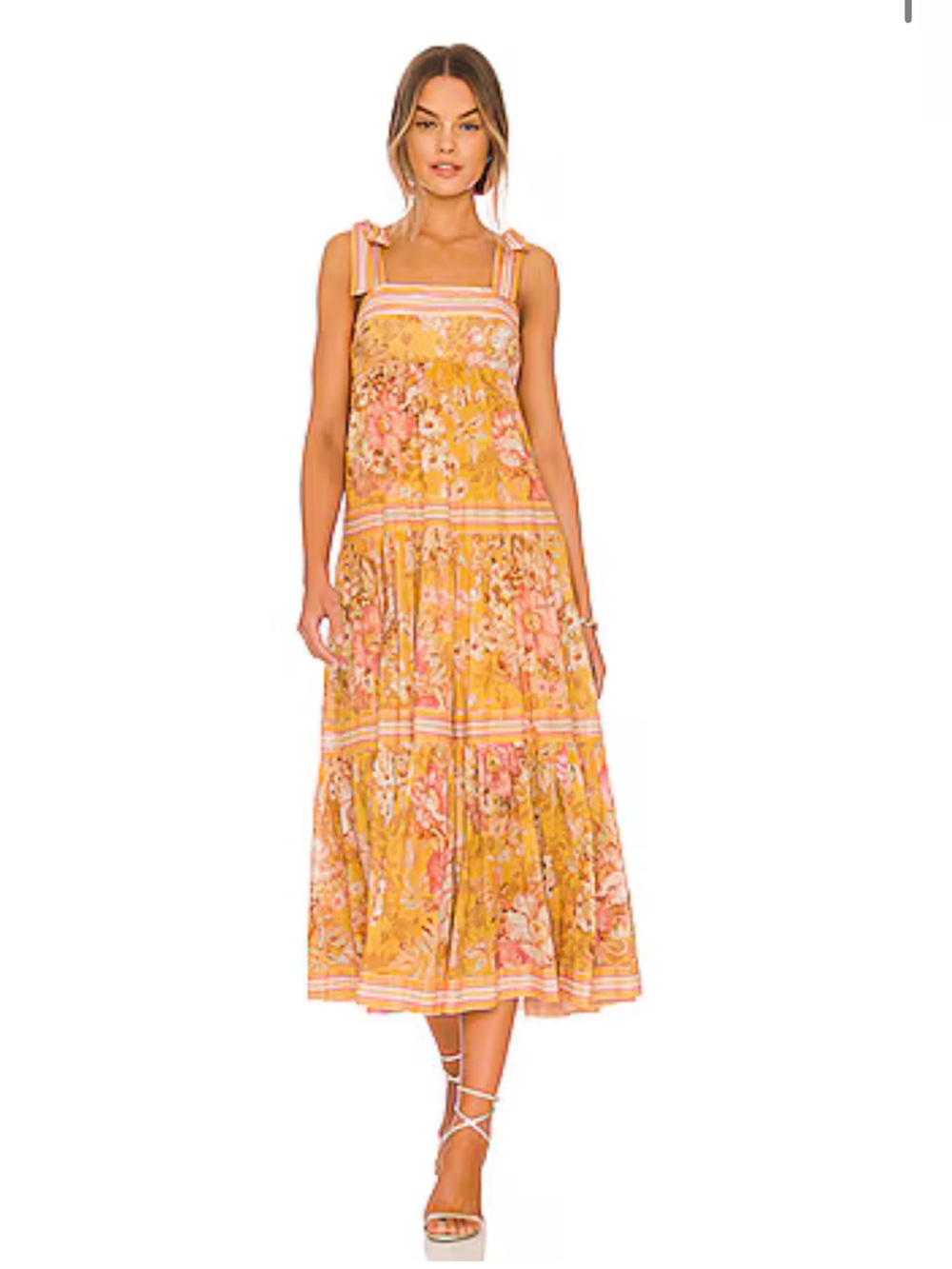 ZIMMERMANN Pattie Dress in Mustard Floral NWT